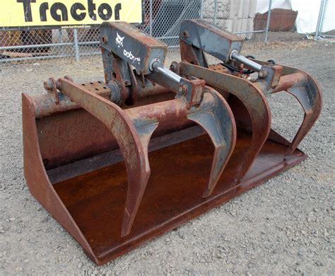 skid steer grapple used|used grapple bucket for sale.